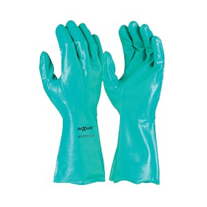 Glove Green Nitrile H/D Chemical L Techware