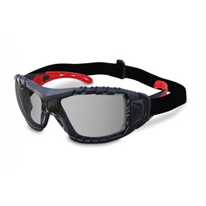 Evolve Smoke Safety Glasses with Gasket and Strap Techware