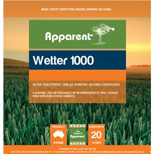 Wetter 1000 20ltr Apparent