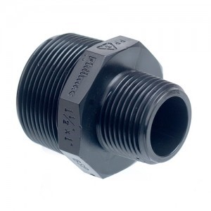 Nipple Red BSP 1" x 3/4" Philmac 