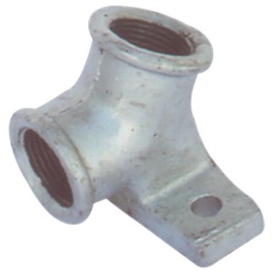 Water Nipple Bracket Galv 15mm 30deg