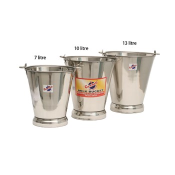 Bucket Stainless Cowbell 13L