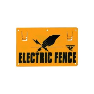 Sign Electric Warning D/Sided EF15 Thunderbird EA