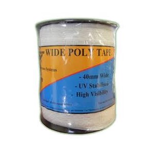 Poly Tape 100m White 12mm EF40AW Thunderbird