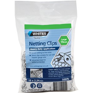 Netting Clips Green 19mm x 2.24mm 500pk