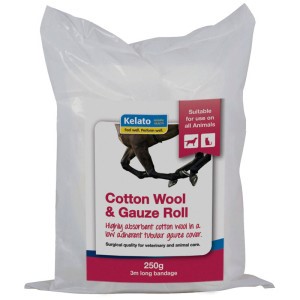 Kelato Cotton Wool & Gauze Rolls 500g