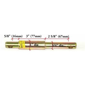 Implement Pin lower link dual Cat 1-2 Bare Co 