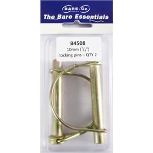 Bare essentials Locking Pins 10mm (3/8") 2pk Bare Co 