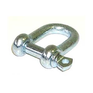 D shackle 6mm (1/4") Bare Co 