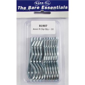 Bare essentials 4mm R clip 10 pack Bare Co
