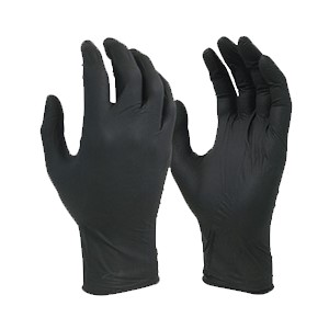Black Shield Extra Heavy Duty Nitrile Gloves XL 100pk Techware