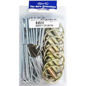 Bare essentials Assorted R Clip and Linch Pins 10 pack Bare Co 
