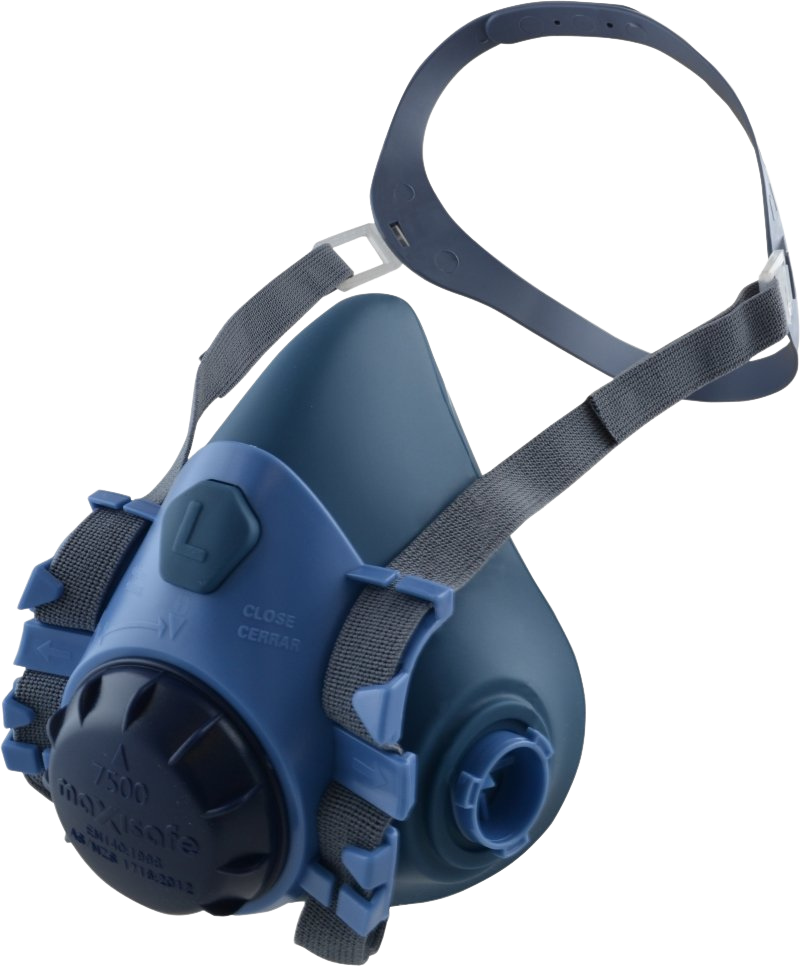 Maxiguard Chemical Silicone Half Mask Respirator Kit LG Techware