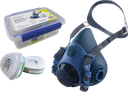 Maxiguard Chemical Silicone Half Mask Respirator Kit MED Techware