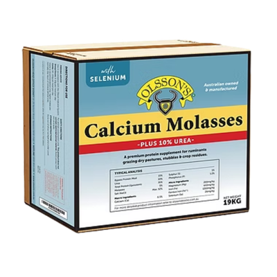 Olsson Calcium Molasses + 10% Urea Block 19kg