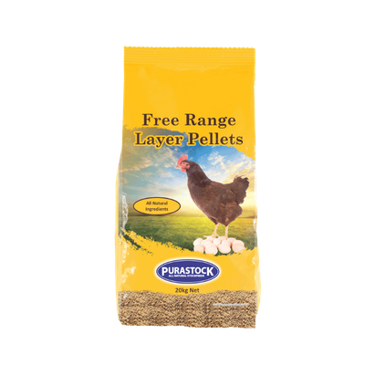 Free Range Laying Pellets (PURASTOCK) 20kg