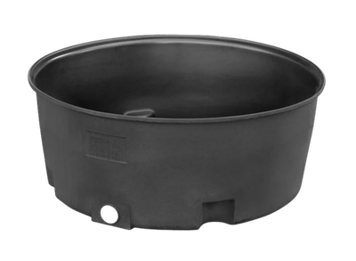 Trough 500L Black Without Float Valve Rapid Plas PTT10WB