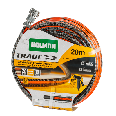 Holman Trade Hose 12mm x 20m Fitted with Gun