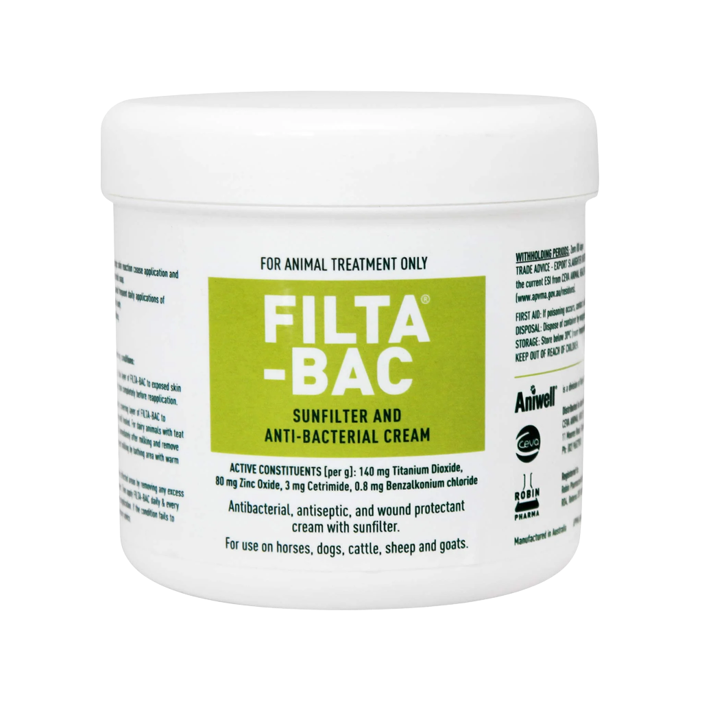 Filta-Bac 500gms Jar Sunfilter & Anti-Bacterial Cream