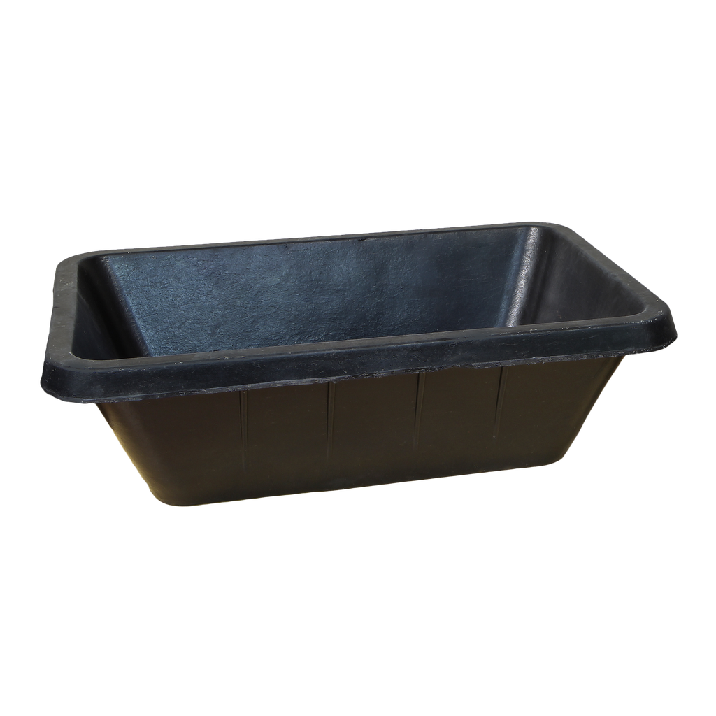 Rubber Feed Trough (Pan) Rectangle 40L