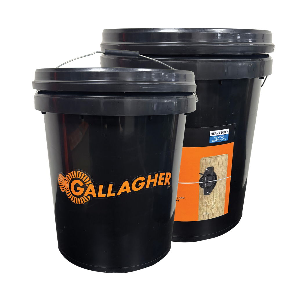Insulator Pinlock Steel Post Promo Bucket 150pk Gallagher
