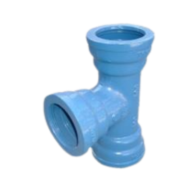 100mm (4") x 100mm (4") Tee 3 Way Socket PVC 