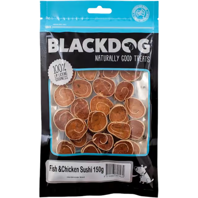 Blackdog Fish and Chicken Sushi 150gm