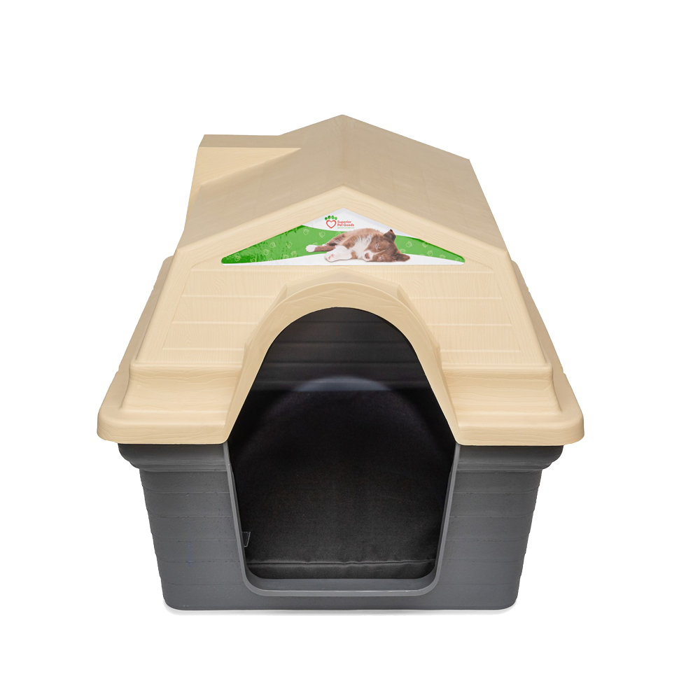 Plastic Dog Kennel Medium Two part