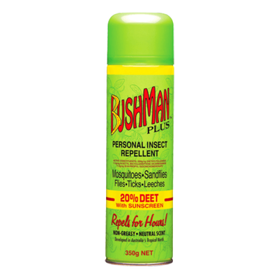 Bushman Insect Repellent 20% + Sunscreen Aerosol 350g