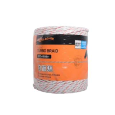 Turbo Equi Braid 5mm x 200m G62174 Gallagher