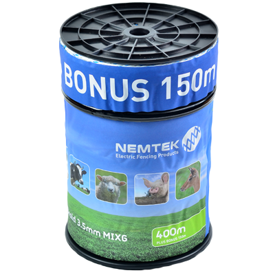 Poly Braid 3.5mm Mix6 400m c/w Bonus 150m (550m) Nemtek