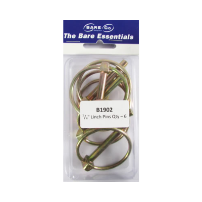 Bare essentials Linch Pins B2 6pk Bare Co