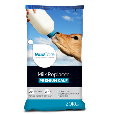 Maxcare Premium Calf Milk Replacer 20 Kg With Probiotic & Bovatec
