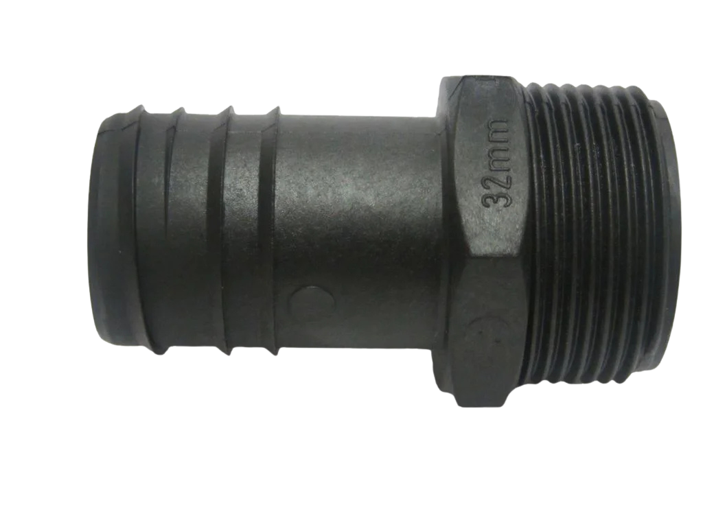 Male Barb Conn 1-1/2" BSP