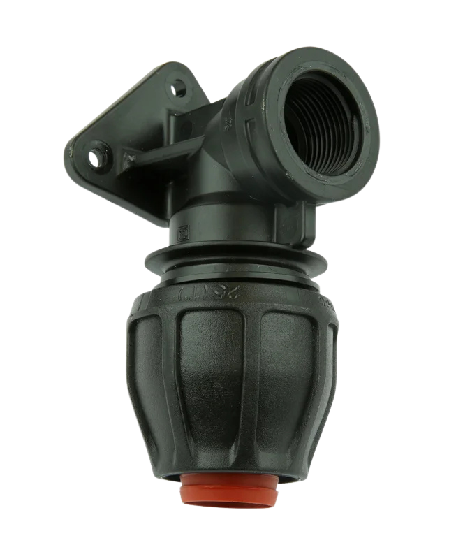 Wall Plate Elbow Rural Brass 1 x 3/4 FI BSP Philmac