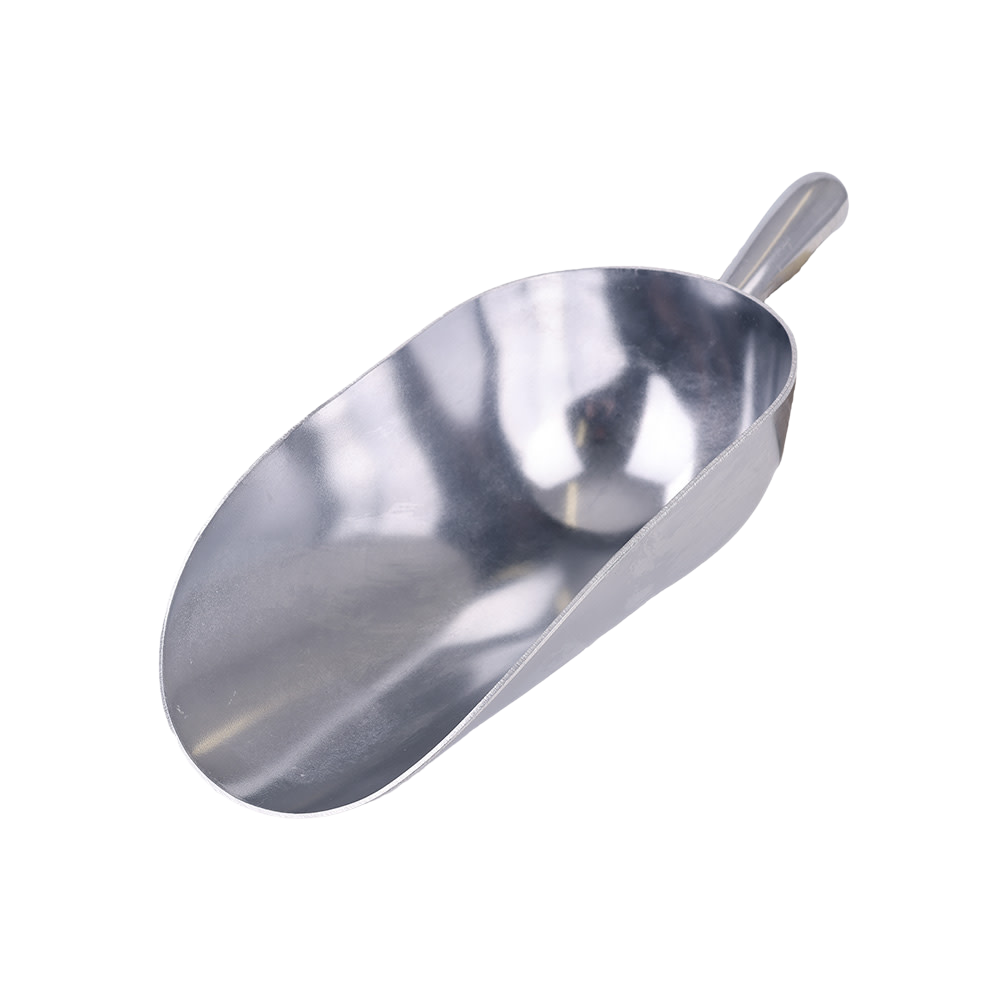 Feed Scoop Round Bottom Aluminium 1.6Ltr