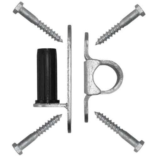 Screw-On Timber Post Hinge Set