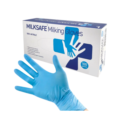 Milksafe Milking Gloves Long Nitrile X-L 100pk
