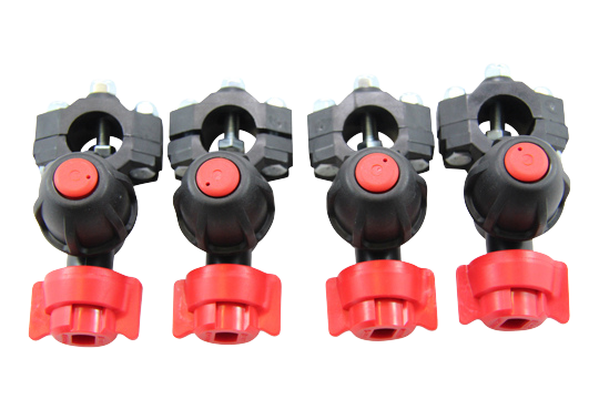 Clamp non-drip nozzle body 4pk inc Caps Rapid Spray