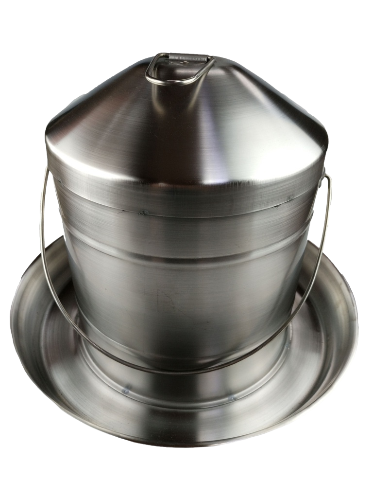 Poultry Drinker Stainless Steel 9L Greenleaf