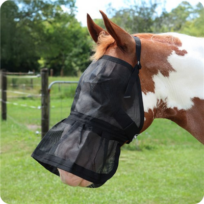 Fly Mask w/ Nose Skirt All Sizes