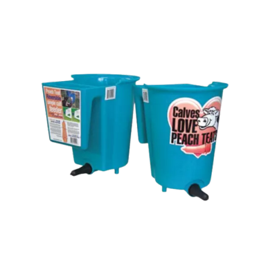 Peach Teat Reversible Single Calf Rail Feeder