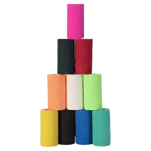 Elasti Wrap Cohesive Bandage 10cm x 4.5m all Colours