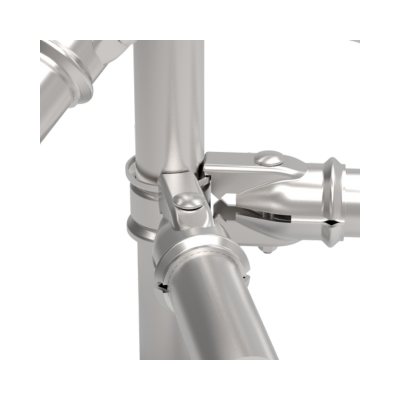 Rail Clamp 40nb Butt Packaged