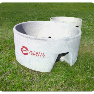 Concrete Water Trough 1000L Round NO FLOAT VALVE Midwest