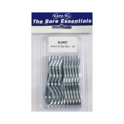 Bare essentials 4mm R clip 10 pack Bare Co