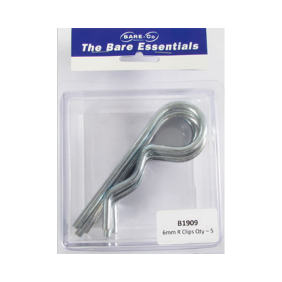 Bare essentials 6mm R clip 5 pack Bare Co
