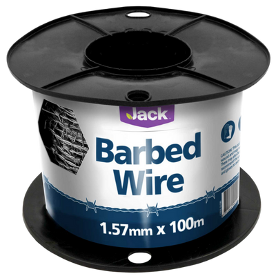Barb Wire 1.57mm x 100m High Tension Spool