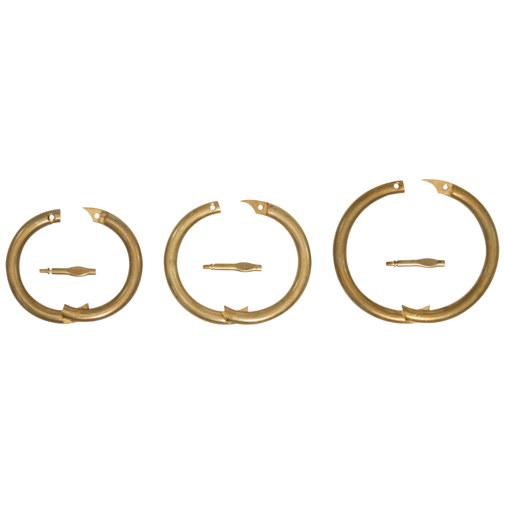 Bull Ring Brass Farmhand Small (2 1/2")