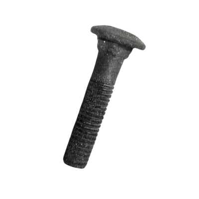 Cup Head Bolt with Nut Galvanised M6 X 25mm Each